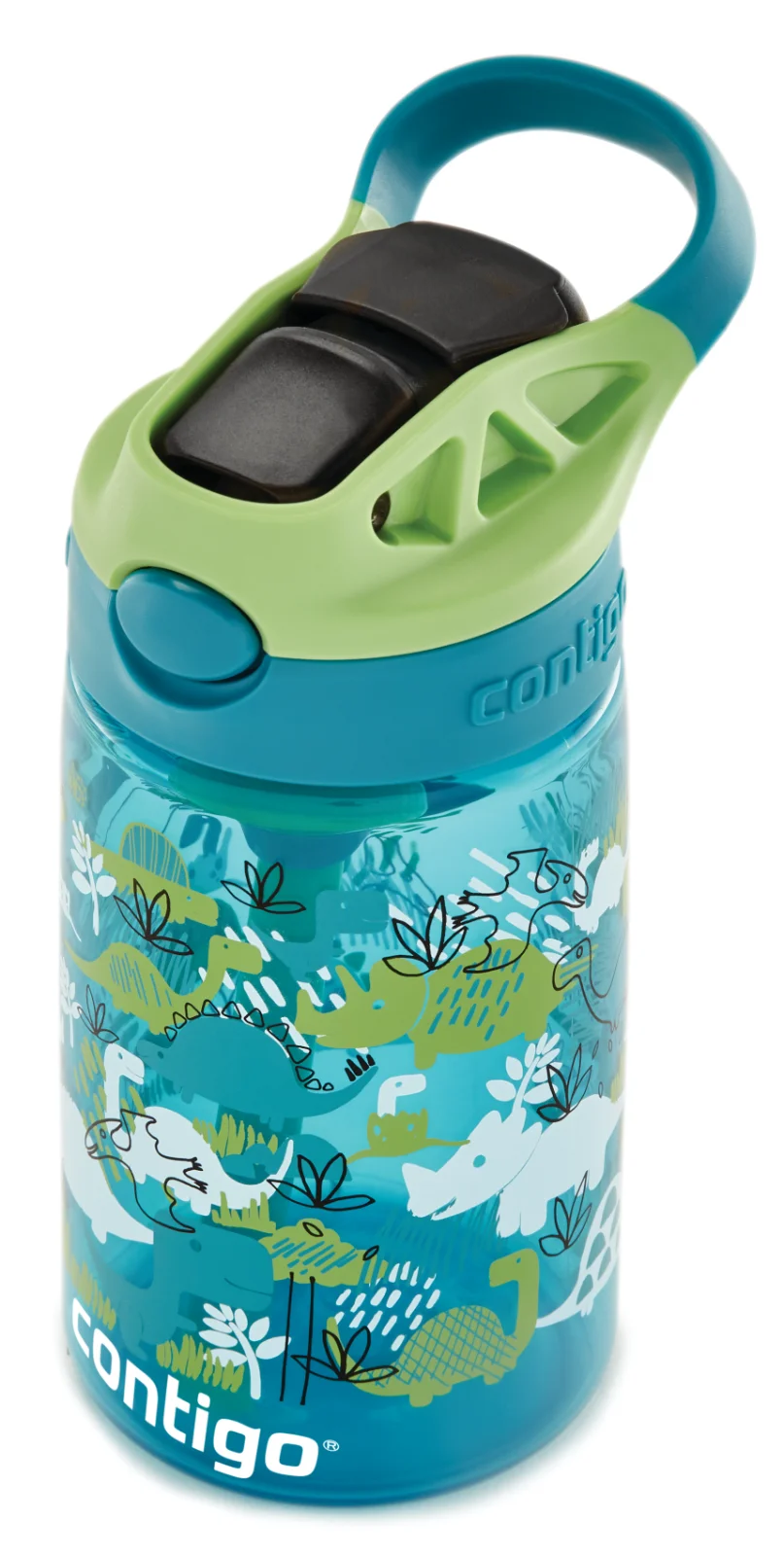 Contigo Easy Clean Autospout Trinkhalmflasche Kinder – Dinoboy – 420 ml