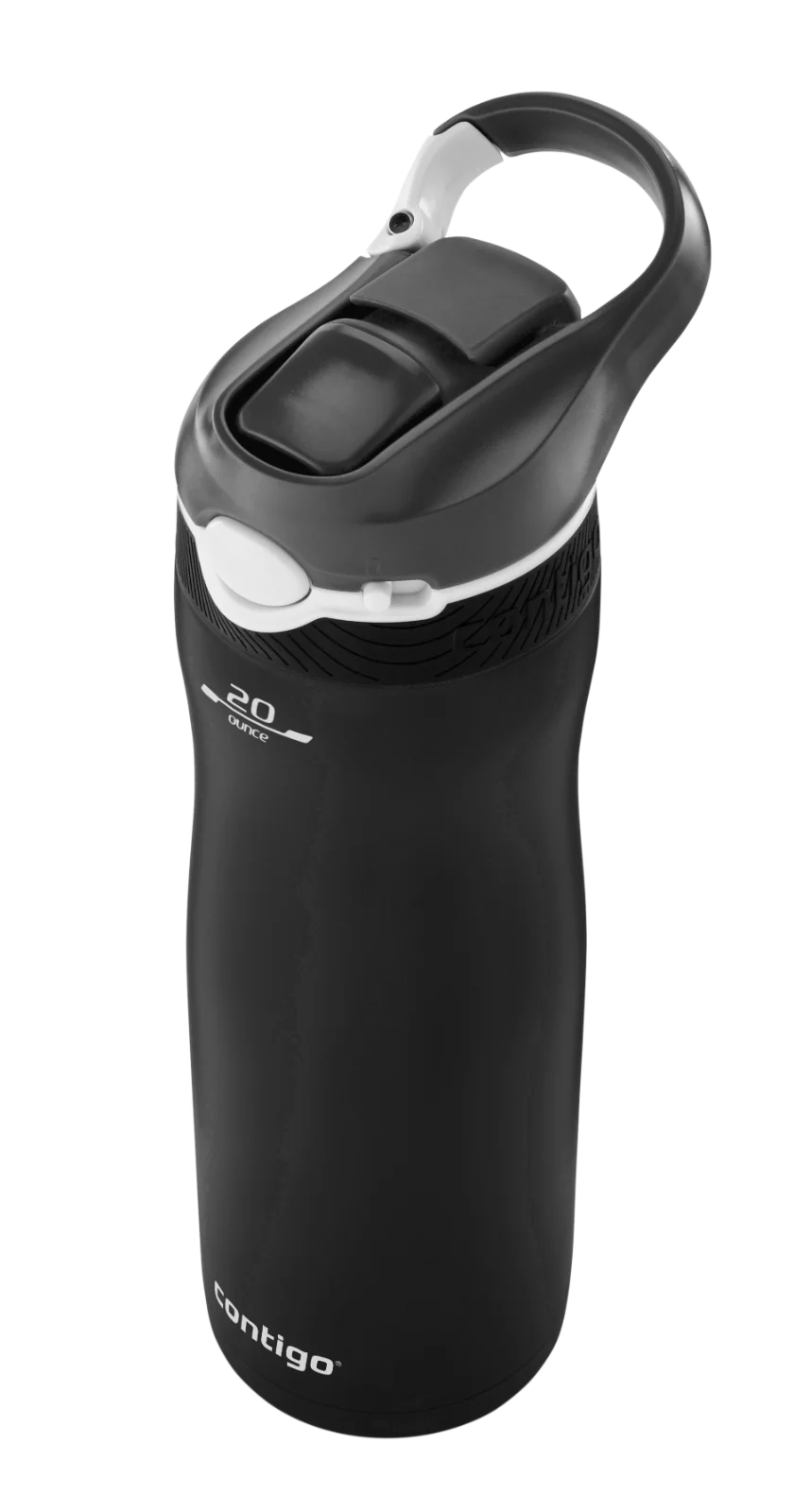 Contigo Ashland Chill Autospout Trinkhalmflasche – Matte Black – 590 ml