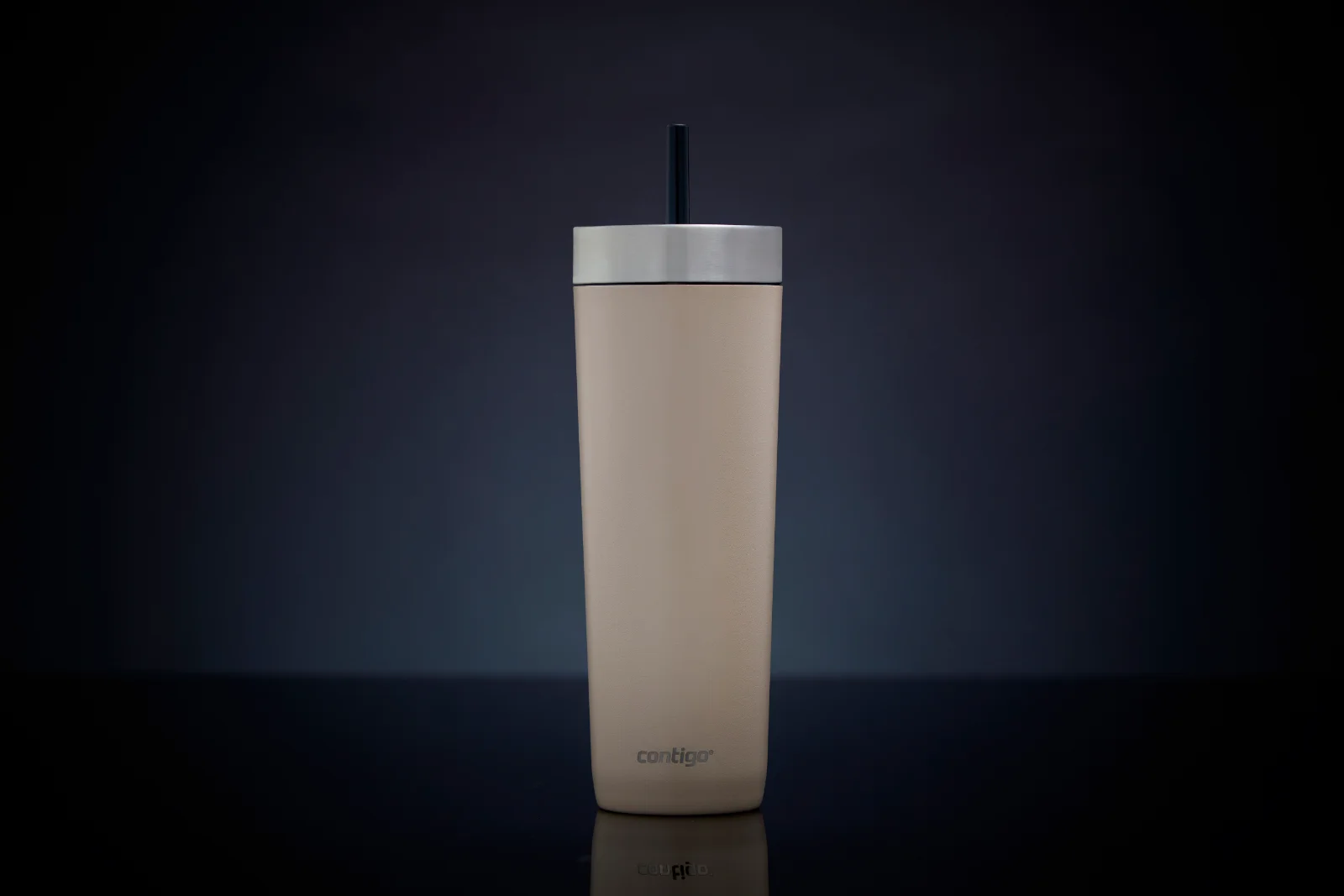 Contigo No-Spill Tumbler Thermalock Trinkhalmbecher – Brown Sugar – 720 ml